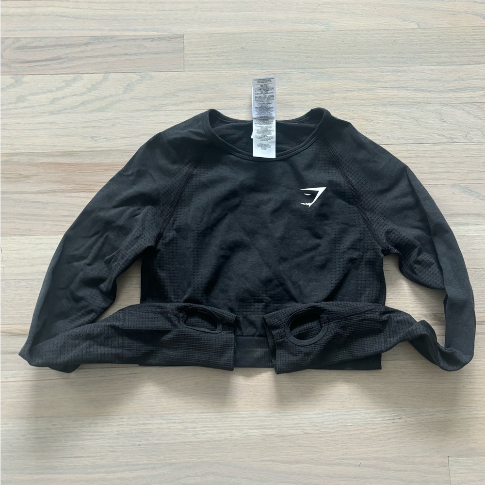 Gymshark Black Crew Neck Top